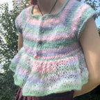 Hand Knit Babydoll Top