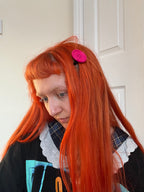 Button Hair Clip