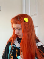 Button Hair Clip