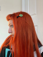 Button Hair Clip